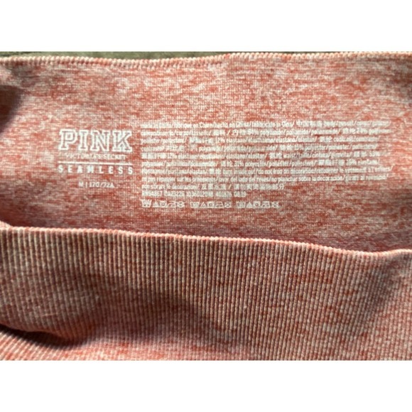 Victoria Secret PINK Seamless Workout Tight High Waist Leggings Cinnibar Marl M - Picture 7 of 7